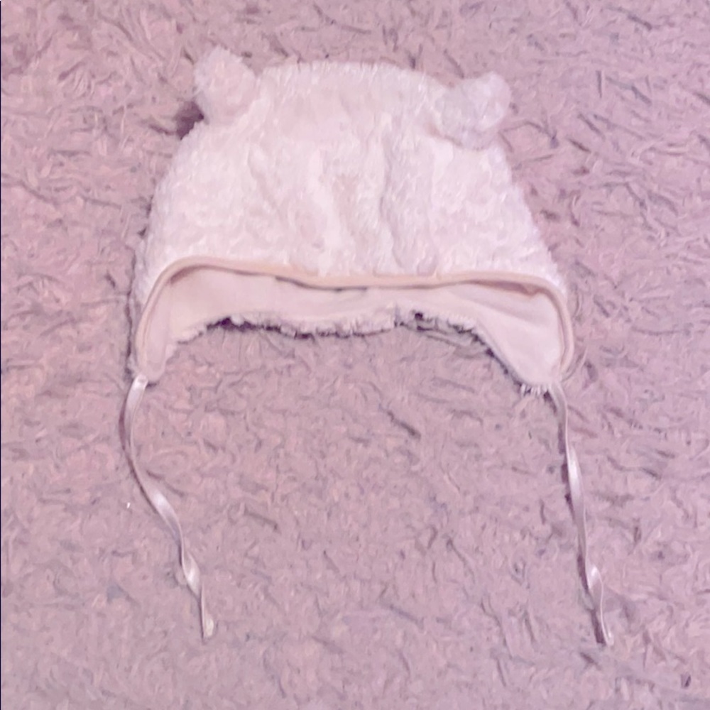 H&M Baby Fuzzy Bear Ear Hat